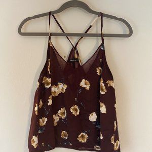 Kendall & Kylie floral silky tank